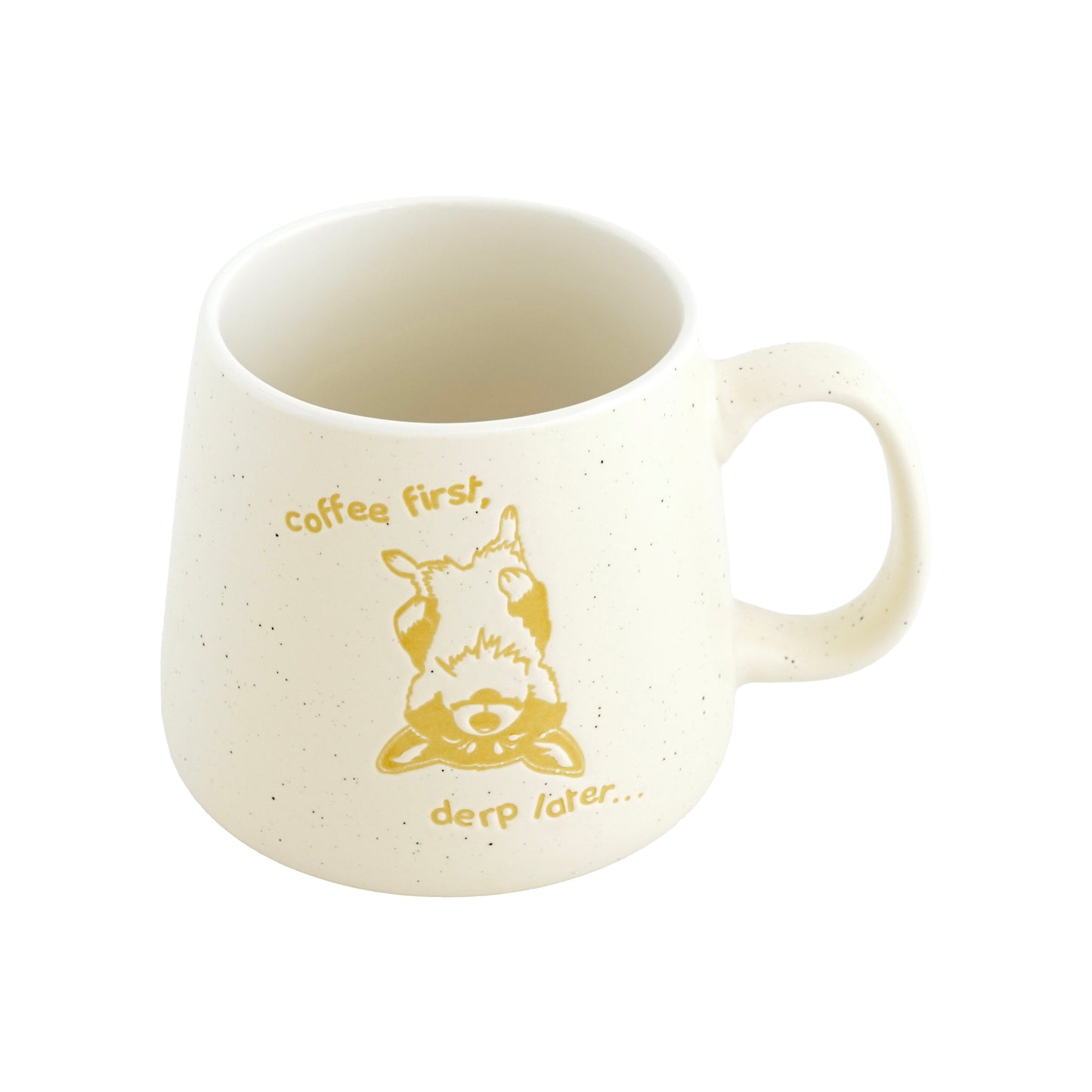 *Ceramic Mustard Derp Mug